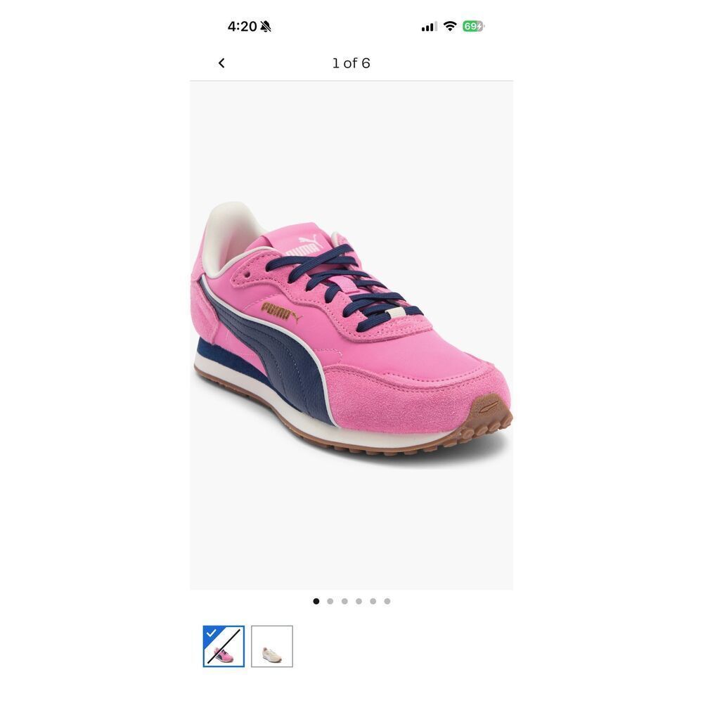 NWT PUMA St. Miler Sneaker-Posie Pink/ Persian Blue/ Gum- size 9